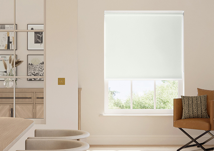 Levant (FR Blackout), Radiant White - Twist&Fit Roller Blind - Image 3